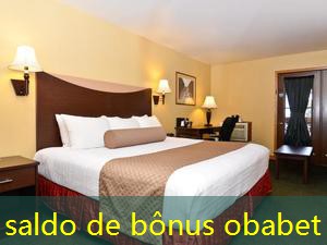 saldo de bônus obabet